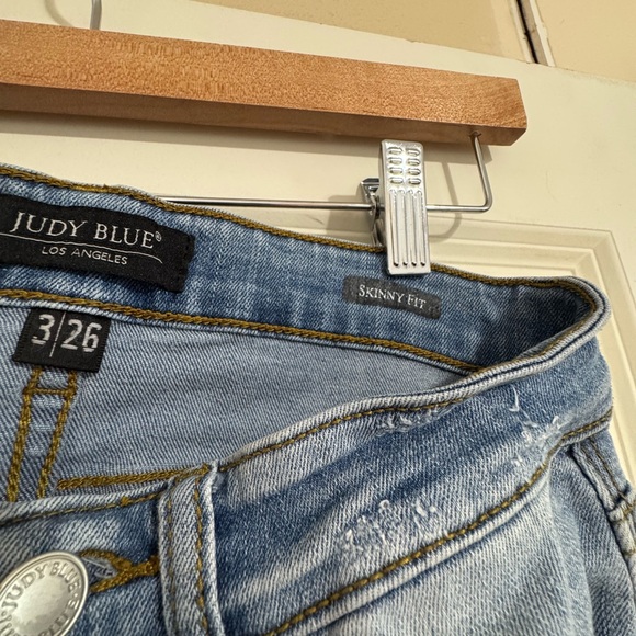 Judy Blue Skinny Jeans Distressed Size 3 - Picture 6 of 9